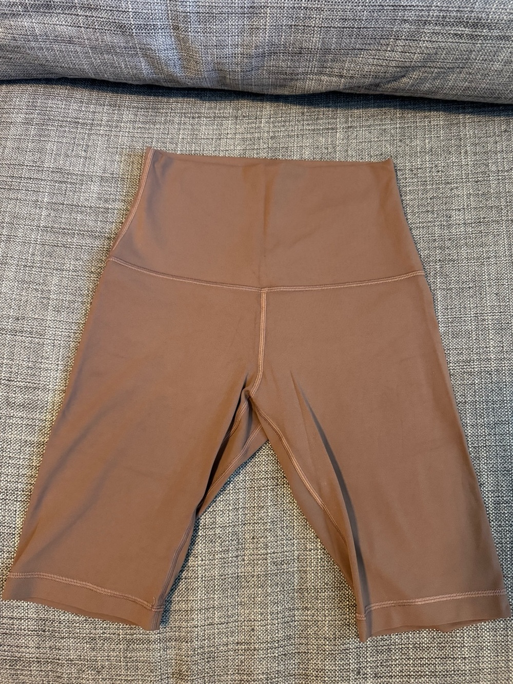 Lululemon Align High Rise Shorts 8” in Light Brown